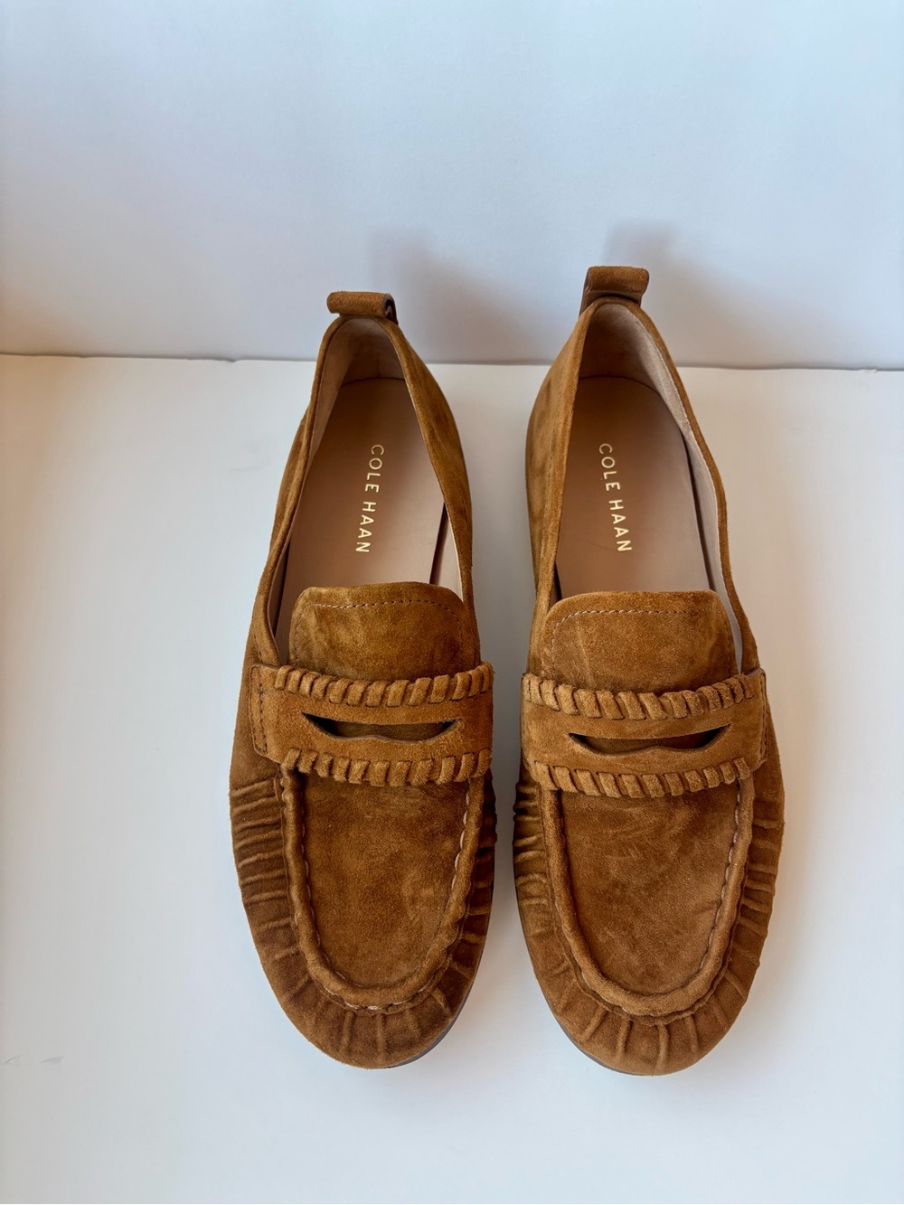 Cole Haan Women’s Danby Travel Loafer in Tobacco Suede size 7 - Picture 3 of 8